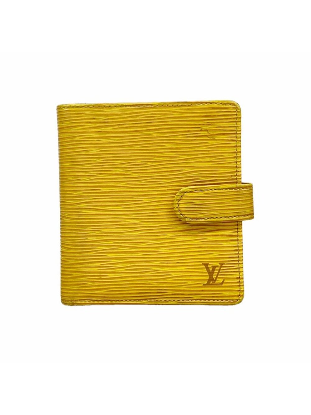 Louis Vuitton Wallet Epi Portefeuille Compact Jaune